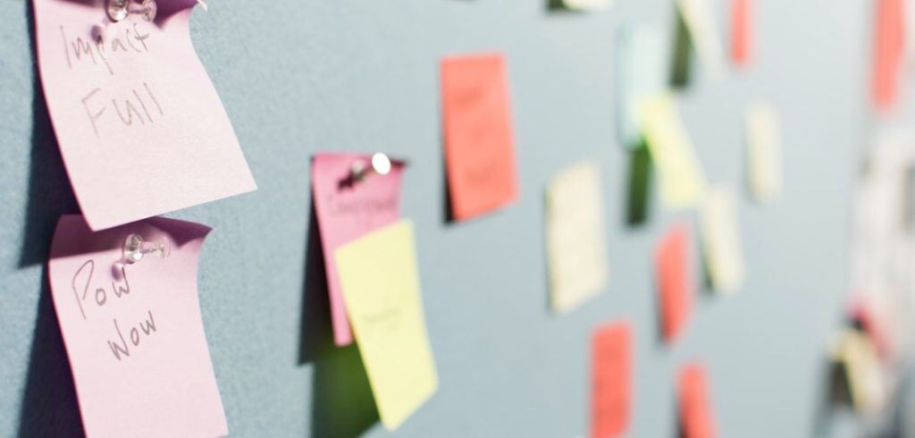 Post-it on the wall