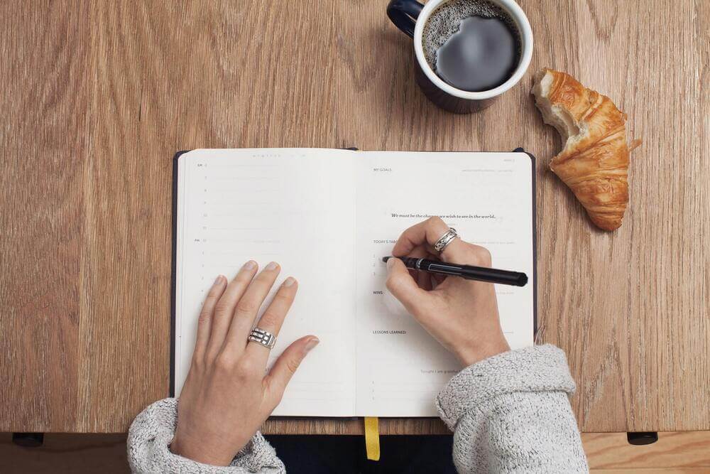 Write in a book