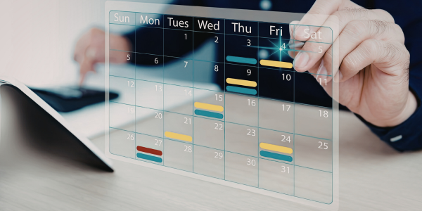 Hubspot the calendar features 