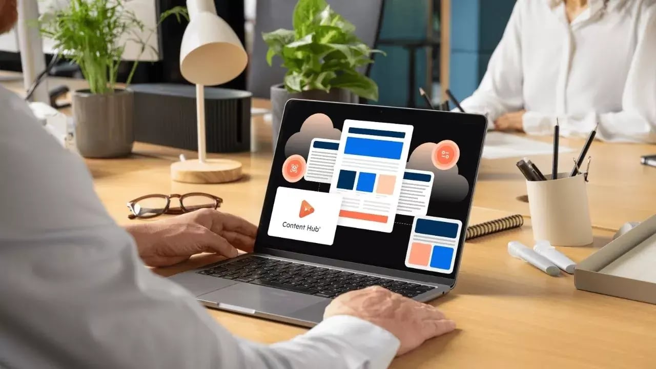 HubSpot Content Hub on a screen
