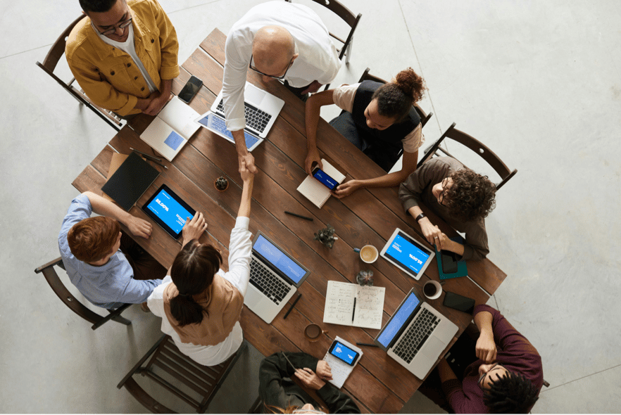 office-people-working-from-above