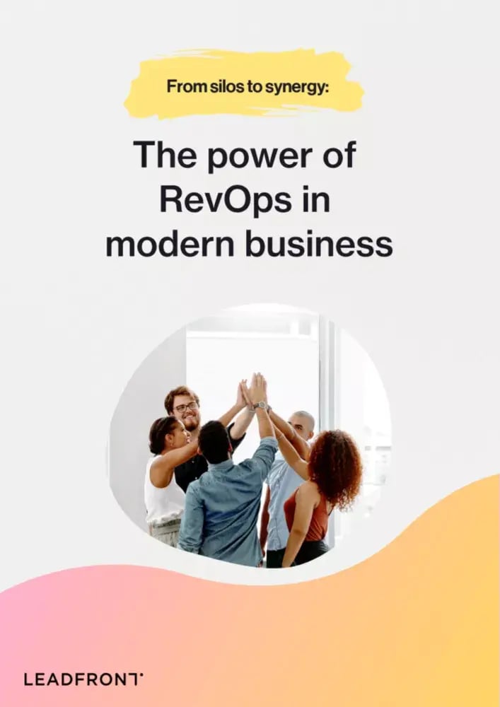 Your guide to RevOps - Leadfront AB