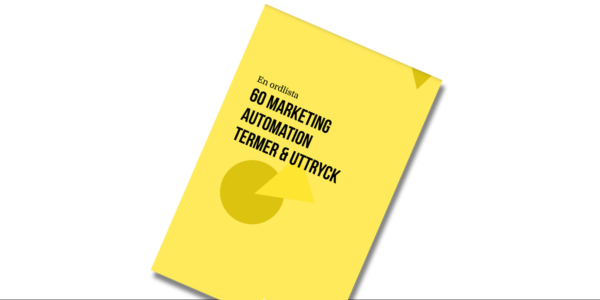 The front page of our marketing automation glossary whitepaper