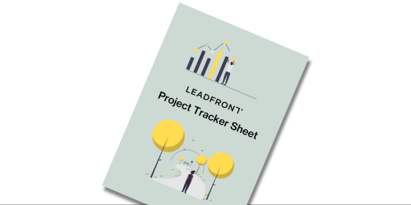 The front page of our project tracker sheet whitepaper