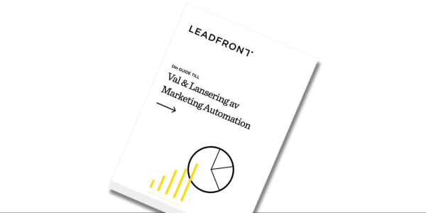 The front page of our Marketing automation launch guide whitepaper