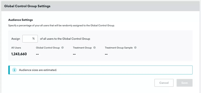 Braze control group picture