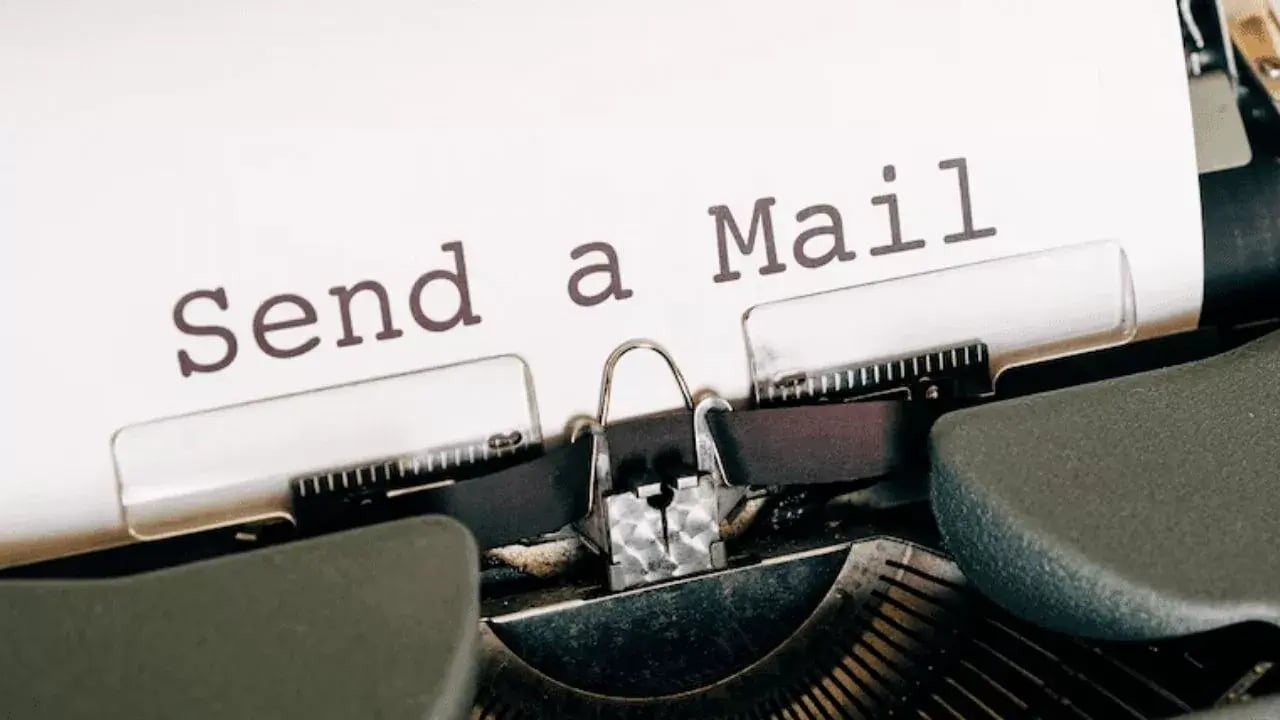 A vintage typewritter